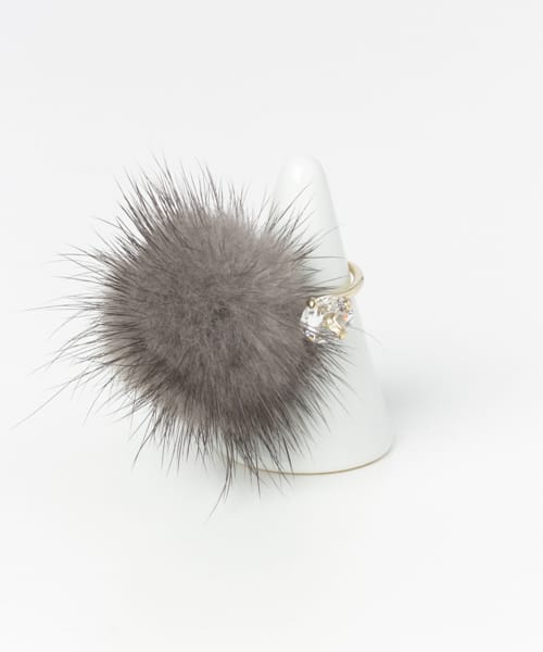 dix　MINK BALL RING∴