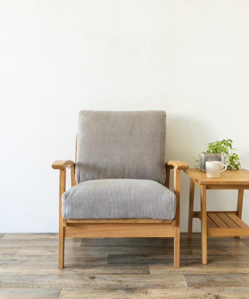 BOTHY Corduroy Sofa 1P オーク無垢材