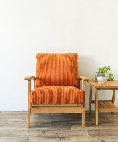 BOTHY Corduroy Sofa 1P オーク無垢材
