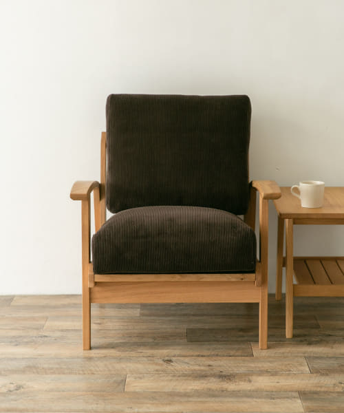 BOTHY Corduroy Sofa 1P オーク無垢材