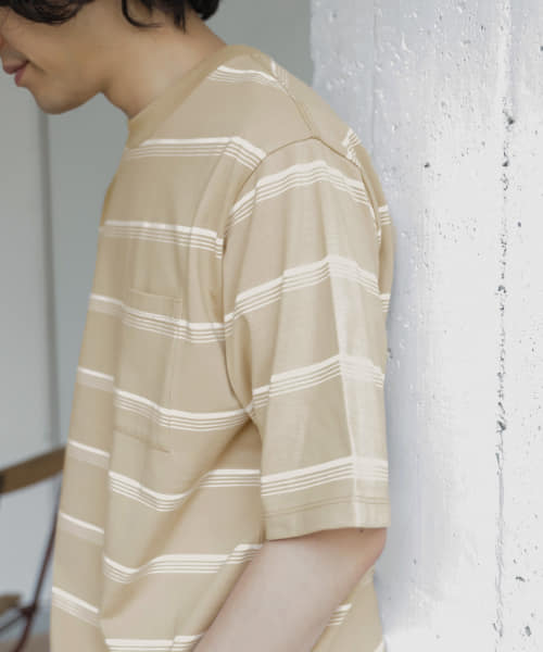 UR TECH マルチボーダー Tシャツ