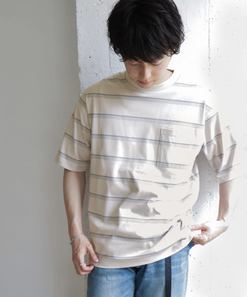 UR TECH マルチボーダー Tシャツ
