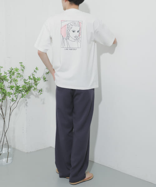 [SENSE OF PLACE][ガールグラフィックTシャツ(5分袖)]
