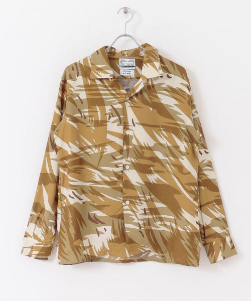 NEXUSVII.　OPEN COLLAR SHIRTS CAMOUFLAGE