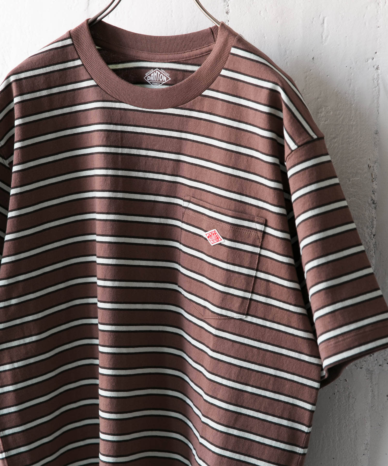 Danton クルーネック半袖ボーダーポケットtシャツ Jd 9041 Dm15e Urban Research公式ファッション通販