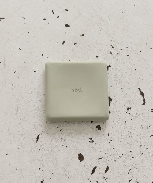 soil　SOAP DISH square