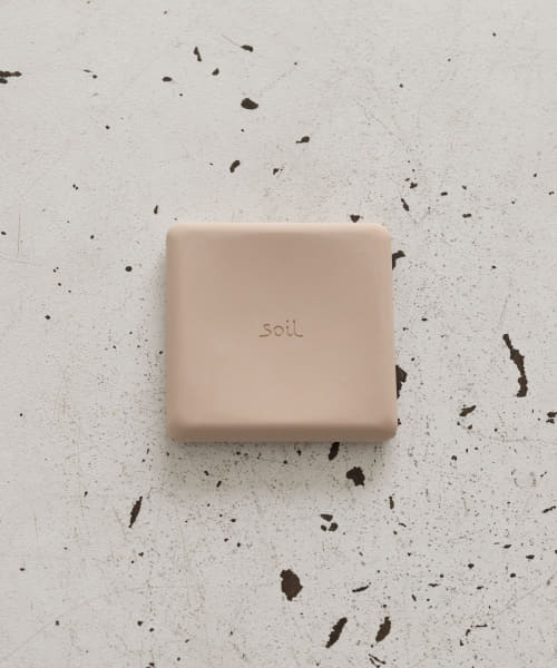 soil　SOAP DISH square
