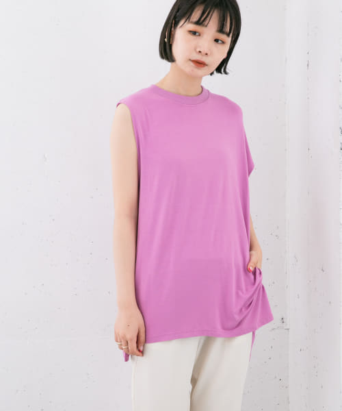 [KBF][アシンメトリーレーヨンカットソー]