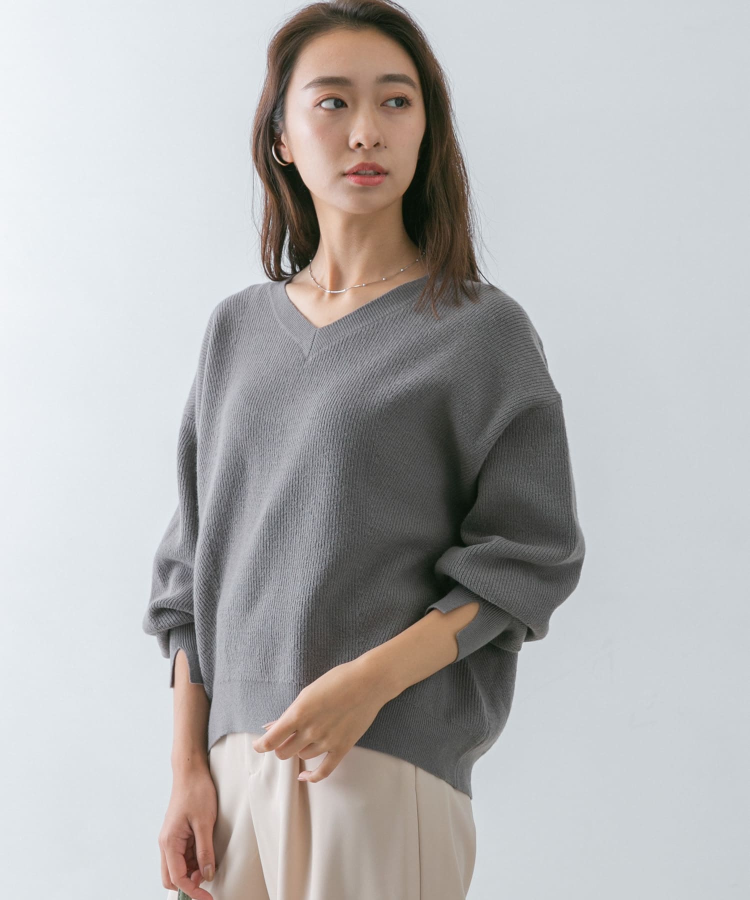 スーパーセール期間限定トップスニット/セーター ※3点☆美品◇アーバンリサーチロッソ◇Vネック