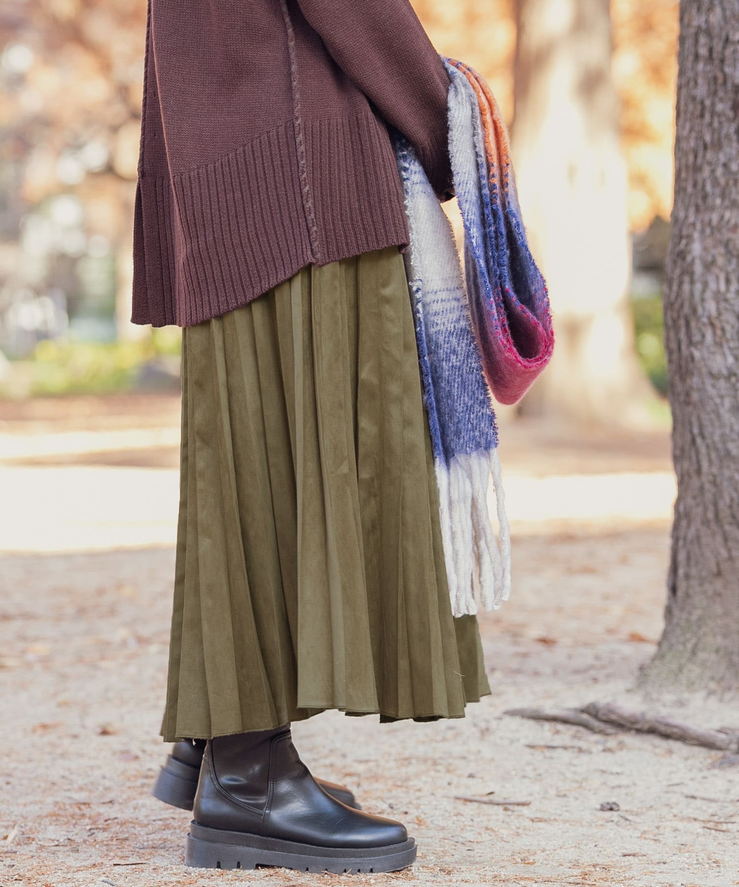 フェイクスエードロングプリーツスカート It17 25b001 Urban Research公式ファッション通販