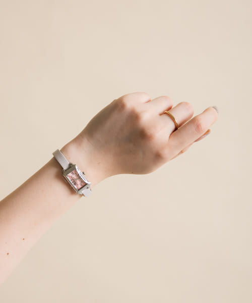 MATOW　SHIKI SQUARE SILVER PINK