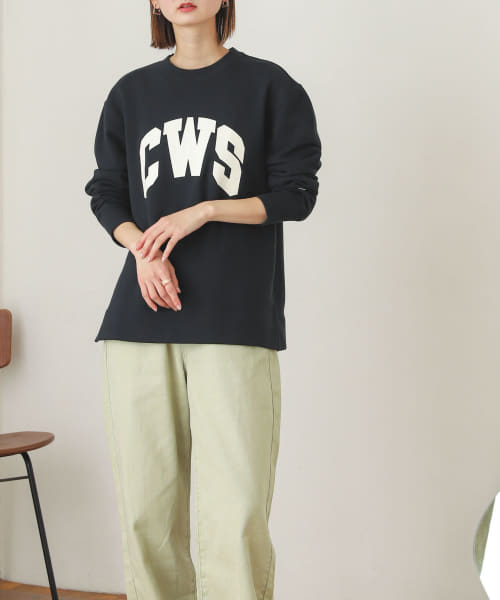 『別注』champion×SENSE OF PLACE クルーネックスウェット