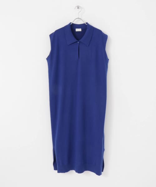w cashmere　ポロシャツドレス