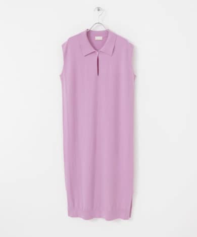 w cashmere　ポロシャツドレス