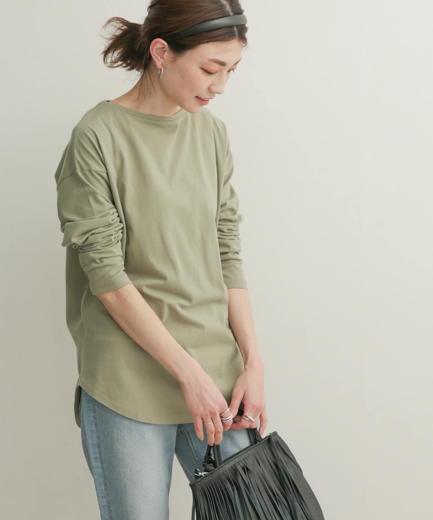 りますアテ tシャツ Tシャツ 袖ニット切替ボートネックルーズプルオーバー ZOZOTOWN PayPayモール店 - 通販 - PayPayモール  ルブランド