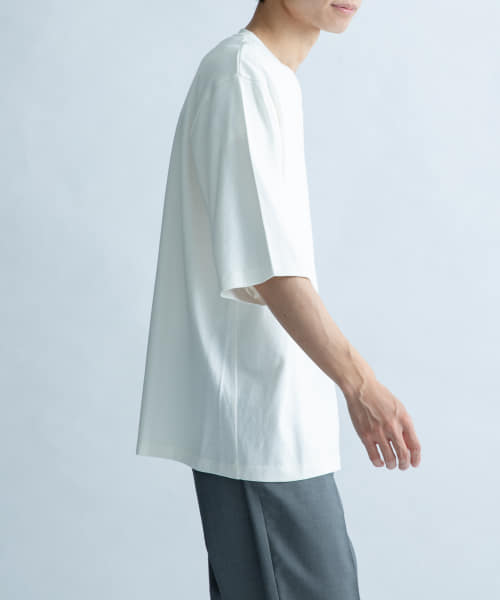 『ユニセックス』FORK&SPOON　セミシルケット5分袖カットソー