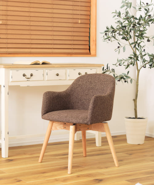 UR FURNITURE　カラメリ 回転式チェア