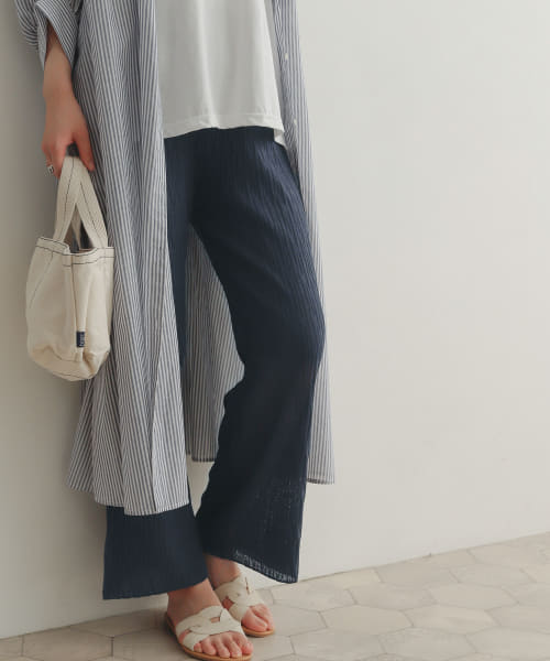 シャーリングKNITパンツ