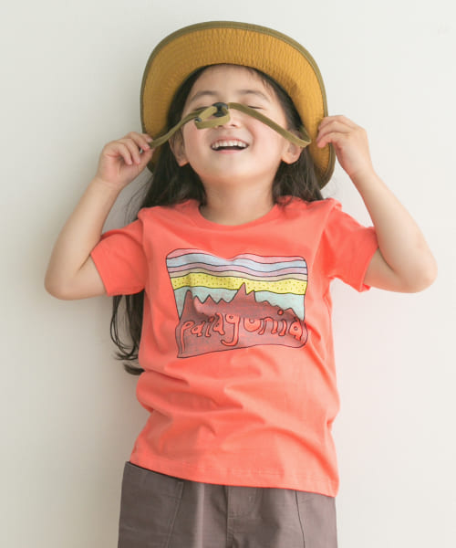 patagonia　BabyFitzRoySkiesOrganicT-Shirts(KIDS)