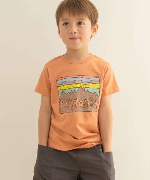 patagonia　BabyFitzRoySkiesOrganicT-Shirts(KIDS)