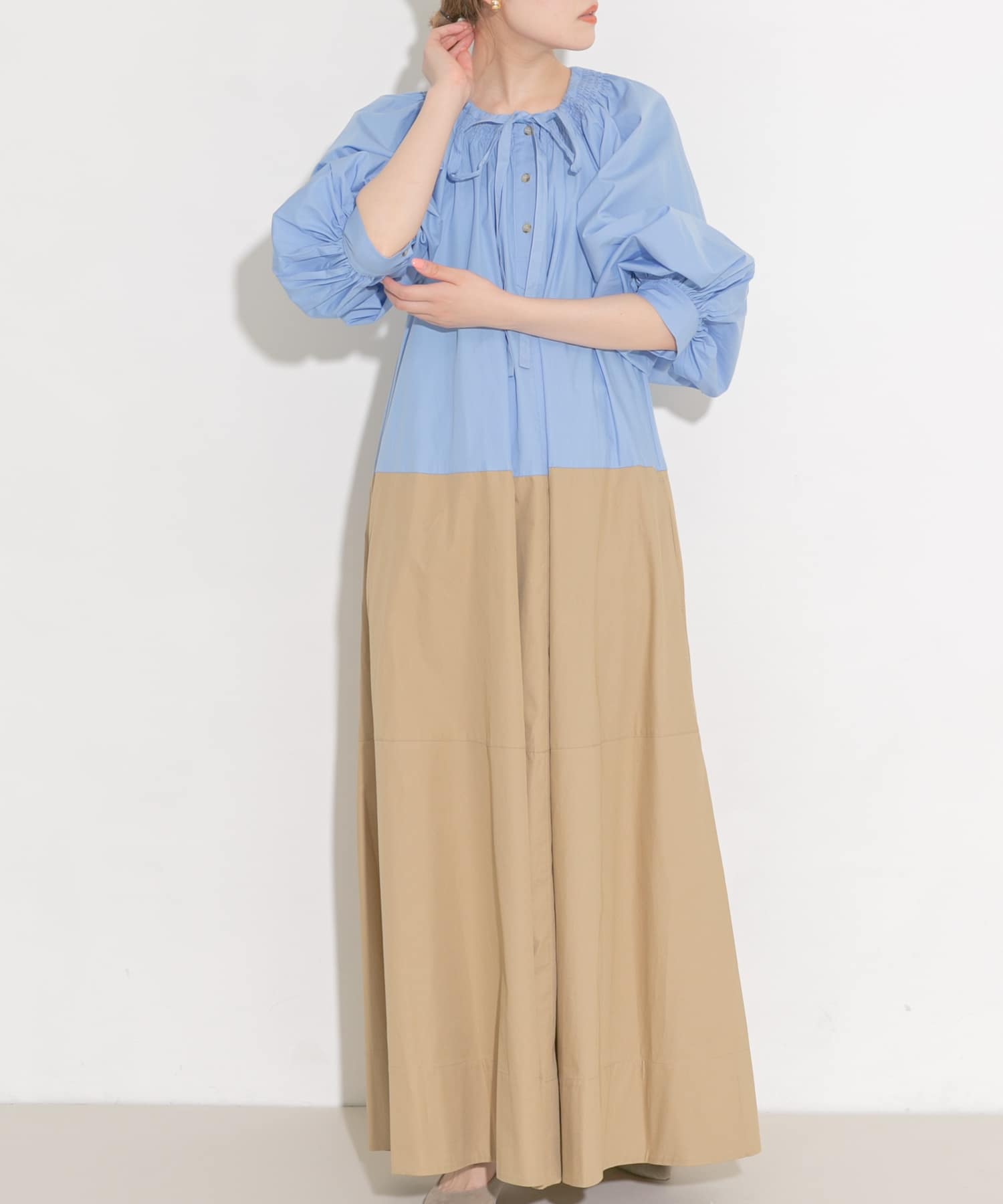 LEE MATHEW リーマシュー Frankie Ruched Dress