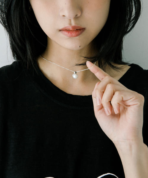 PLOW　Pearl shortchan Necklace