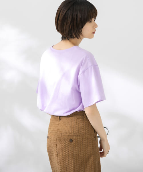 ラウンドヘムTシャツ