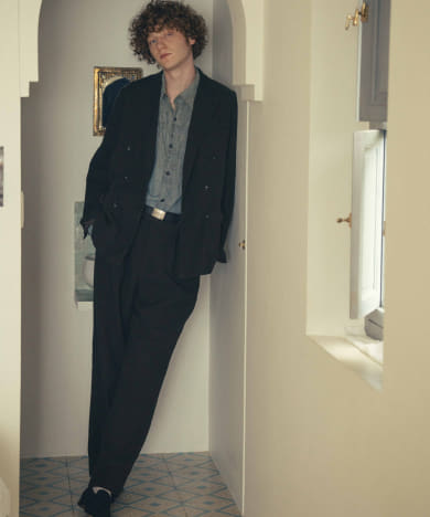 A PRESSE Wide Tapered Trousers[AAP0403M-BSM26]｜URBAN RESEARCH公式