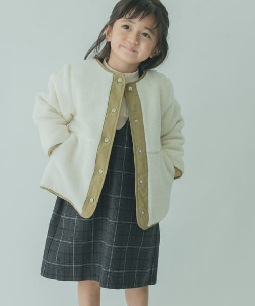 FORK&SPOON　ウールタッチボアブルソン(KIDS)