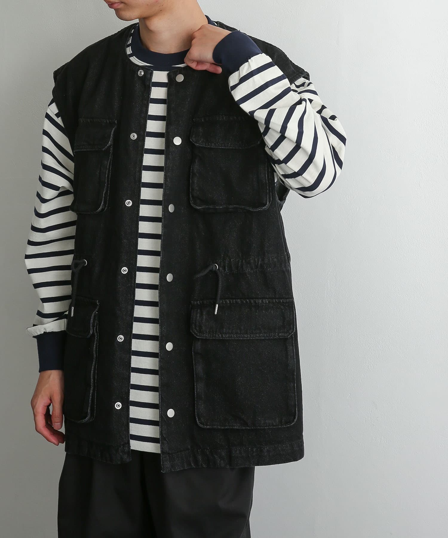 Fashion Vests Denim Vests & other stories Denim Vest cream casual look 
