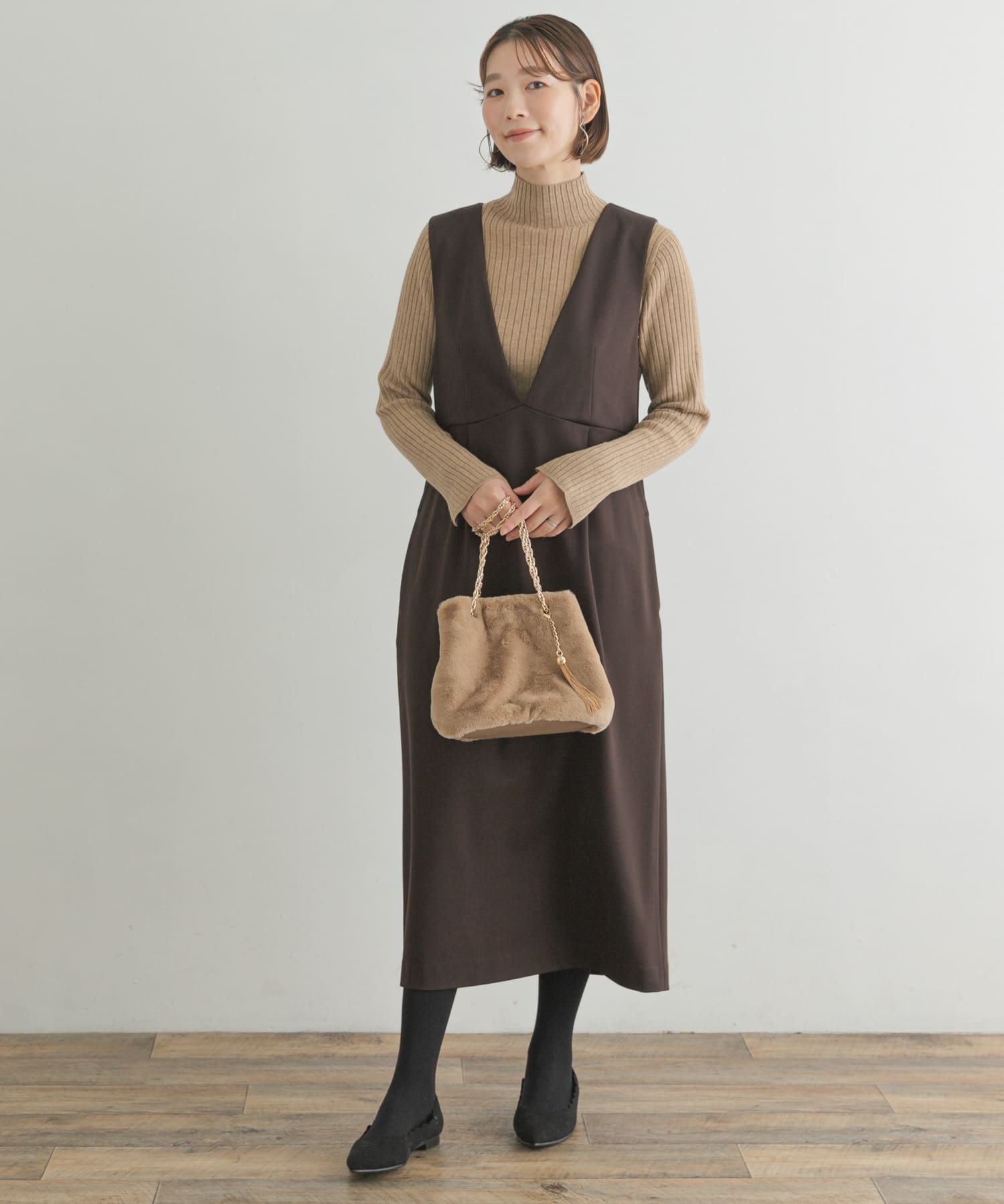 F by ROSSO ポンチジャンパーワンピース[RA27-26F702]｜URBAN RESEARCH公式ファッション通販