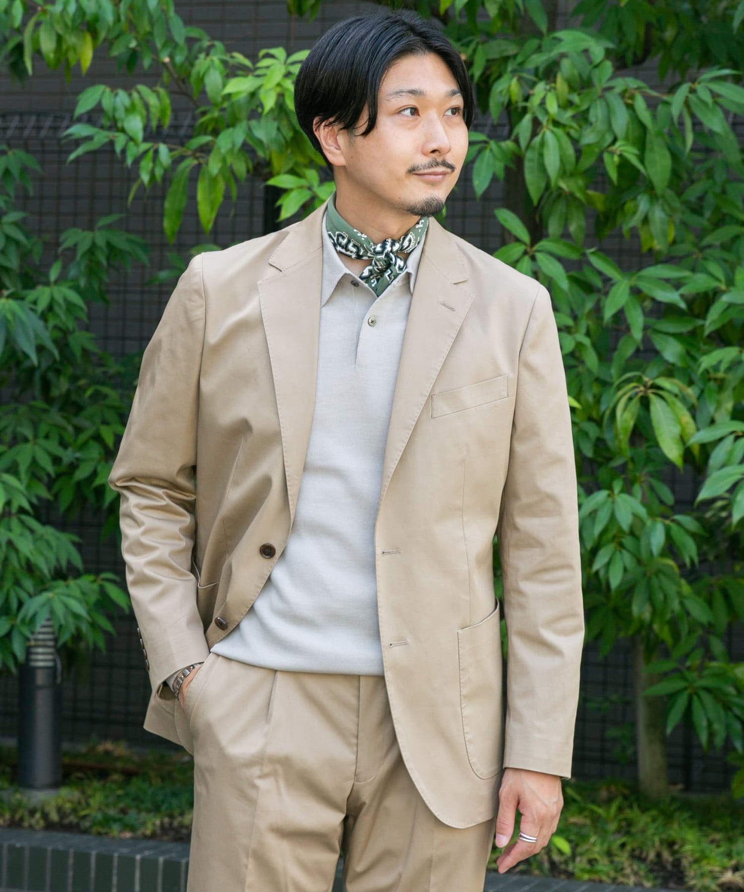 LIFE STYLE TAILOR ストレッチコットンジャケット[DT26-18L503]｜URBAN