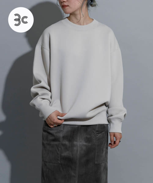 『別注』MIDIUMISOLID×TGM　Recycled polyester sweat