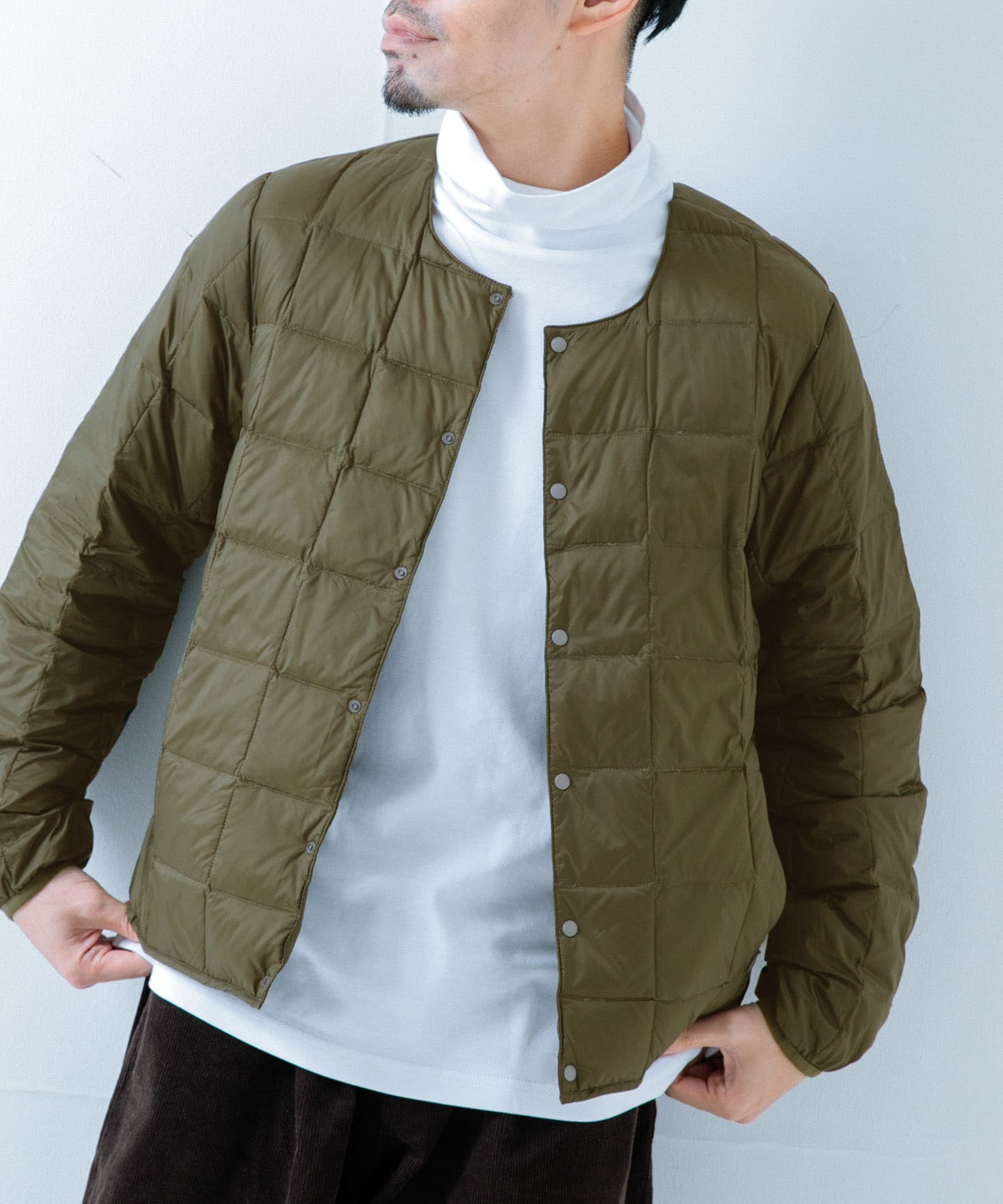 TAION CREW NECK BUTTON DOWN JACKET[IT26-17E006]｜URBAN RESEARCH