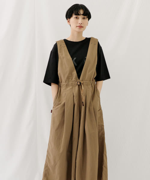 『別注』GRAMICCI　アクティブナイロンサロペット