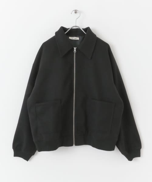 HEYUMM　ビッグシルエットショートブルゾン