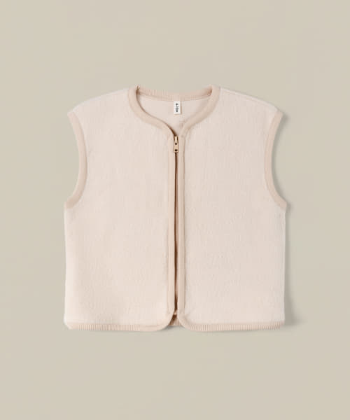 Organic Zoo　Almond Fleece Vest