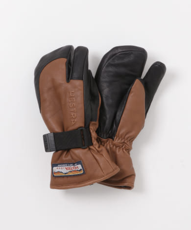 Army Leather Gore-Tex - 3 finger - Black/Natural Grey