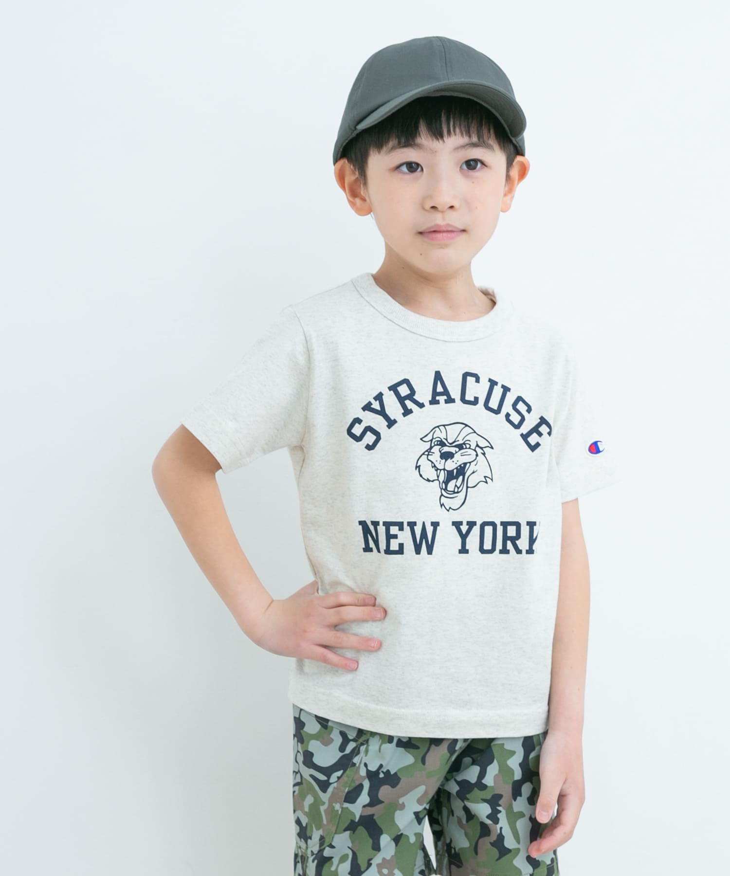 別注』Champion×DOORS アニマルTシャツ(KIDS)[CKSX302-DK35