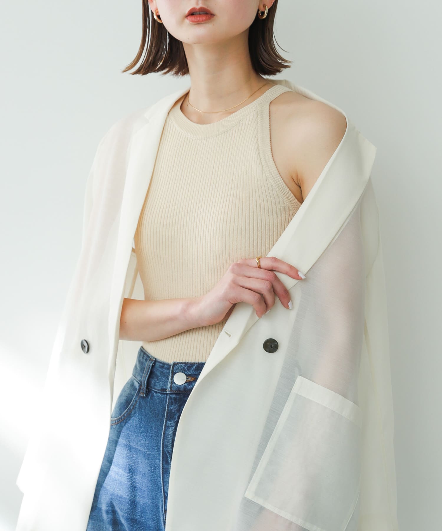 着用感あり⭐︎可愛いタンクトップ　130センチ