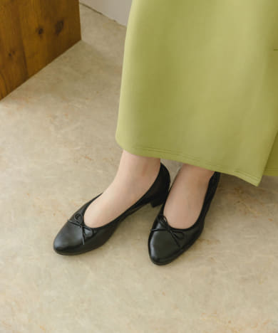 『MADE IN JAPAN』ヒールバレエシューズ