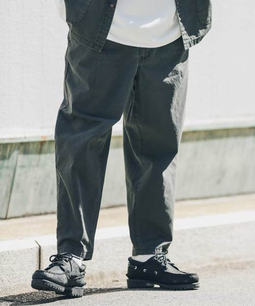 『別注』BAEXFATE×Sonny Label　ムラ染リップストップイージーパンツ