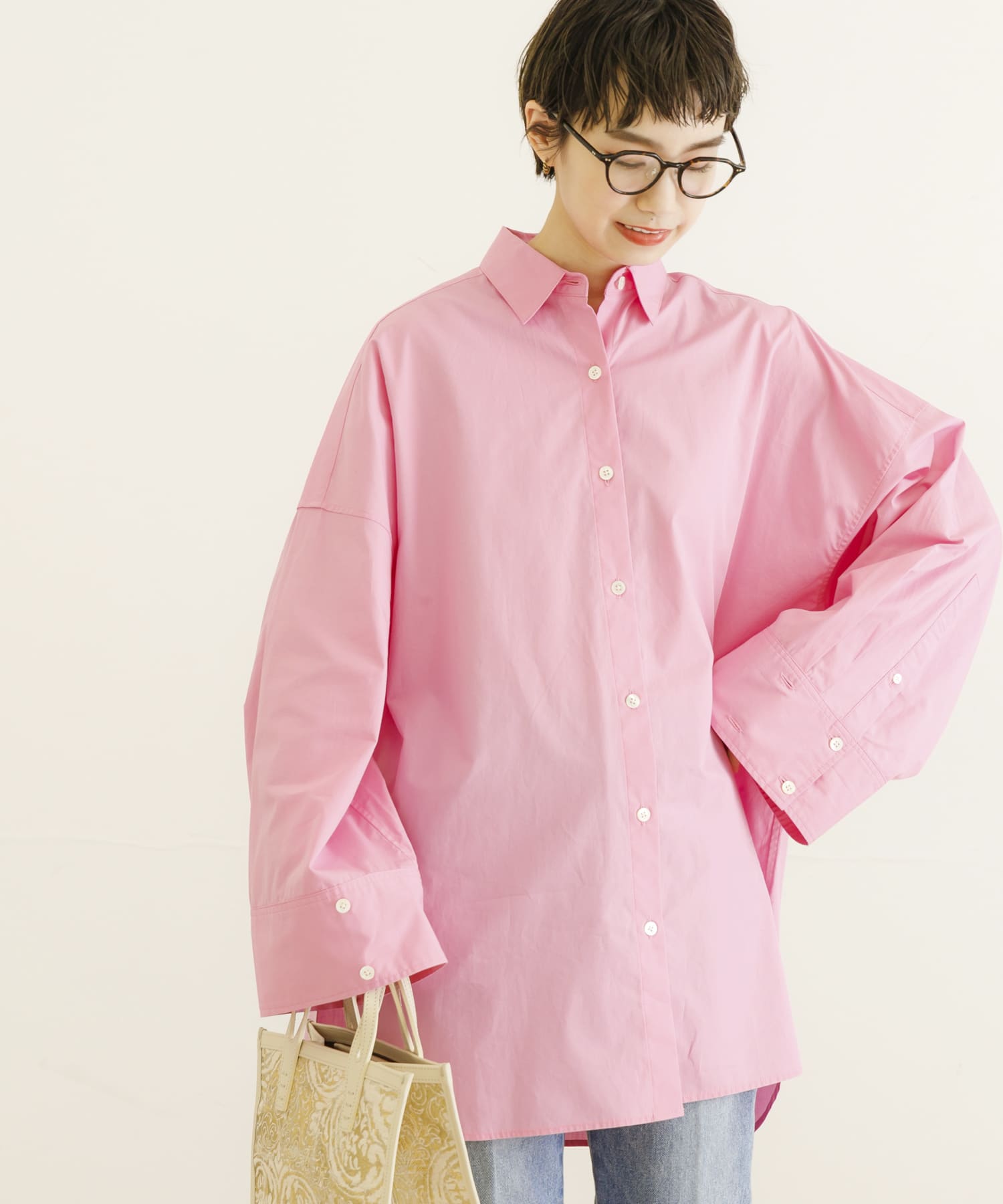 コットンブロードワイドスリーブシャツ[UR34-23F005]｜URBAN RESEARCH