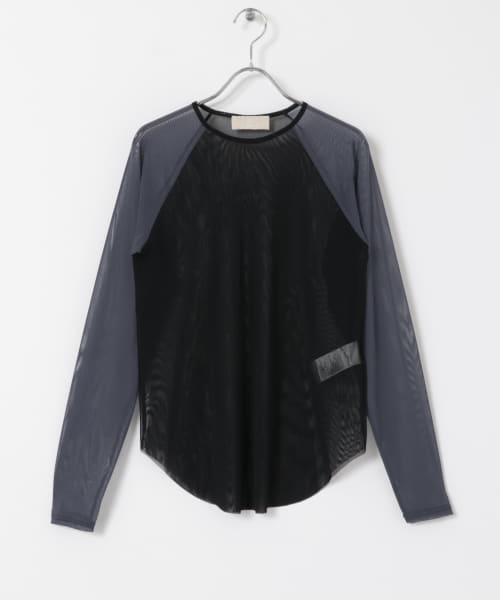 [URBAN RESEARCH][R JUBILEE　SHEER NET BASEBALL T-SHIRTS]