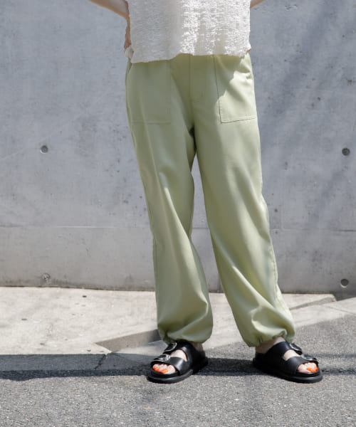 『井桁弘恵さん着用』『UR TECH Smart Linen Touch』 ベイカーパンツ