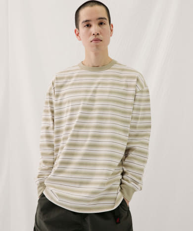ネイチャーボーダーロングスリーブTシャツ