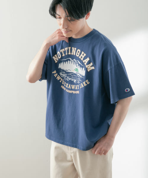 Champion　WASHED SHORT-SLEEVE T-SHIRTS