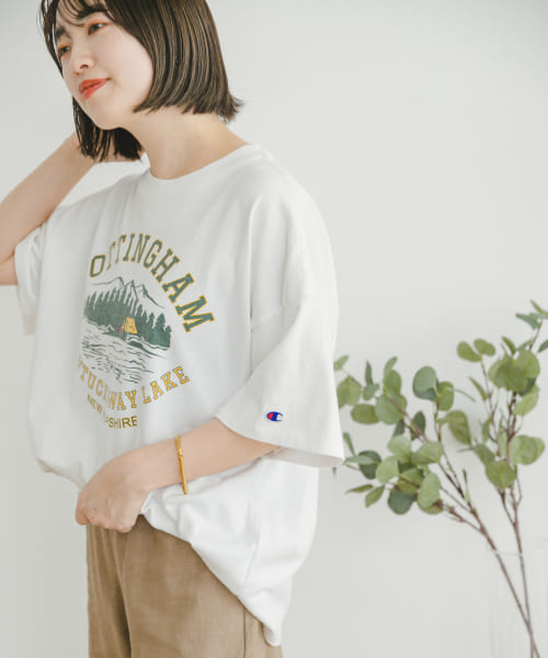 Champion　WASHED SHORT-SLEEVE T-SHIRTS