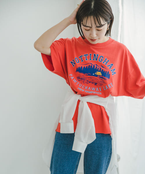 Champion　WASHED SHORT-SLEEVE T-SHIRTS