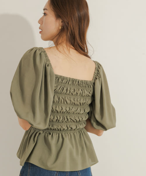 iNtimite　Shirring Tops